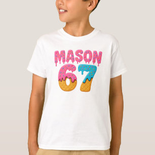 Mason 67 Ice Cream Meme Funny Six Seven mason ice  T-Shirt
