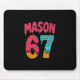 Mason 67 Ice Cream Meme Funny Six Seven (on Ck) Pr Mouse Mat