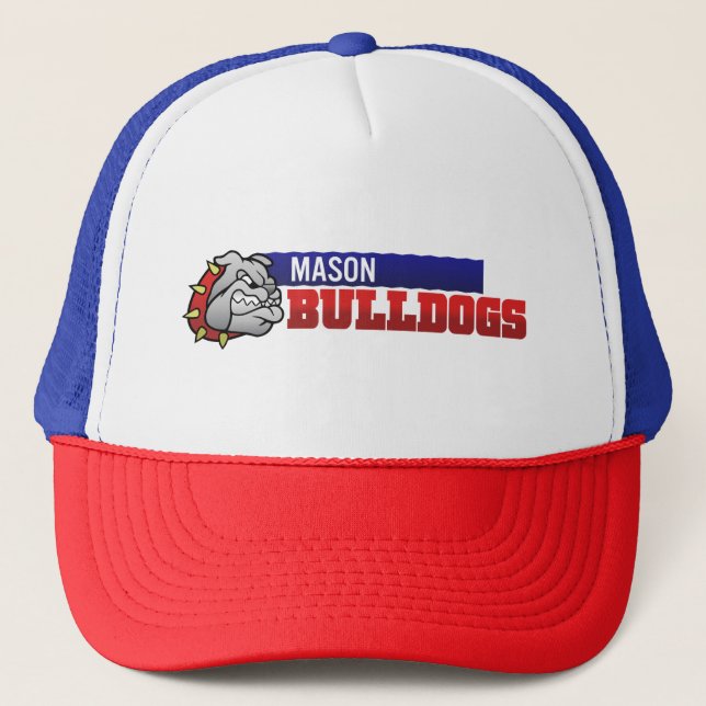 Mason Bulldogs #3 Trucker Hat (Front)