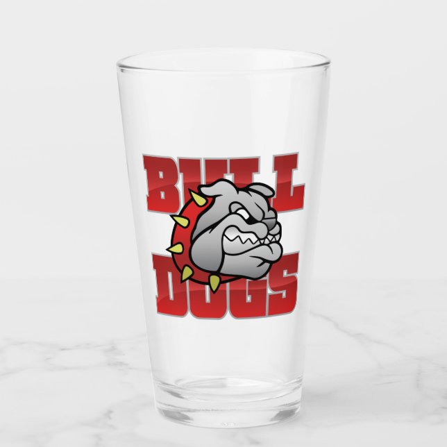 Mason Bulldogs #5 Glass (Front)