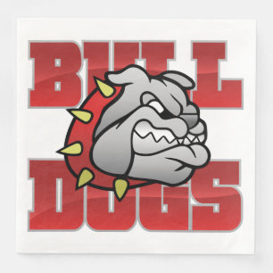 Mason Bulldogs #5 Napkin