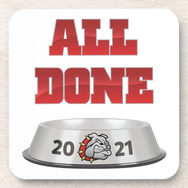 Mason Bulldogs #7 Coaster (Front)