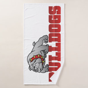 Mason Bulldogs #8 Bath Towel