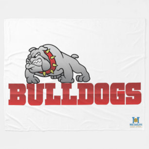 Mason Bulldogs #8 Fleece Blanket