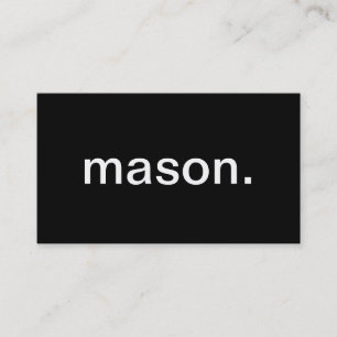 Mason Business Card