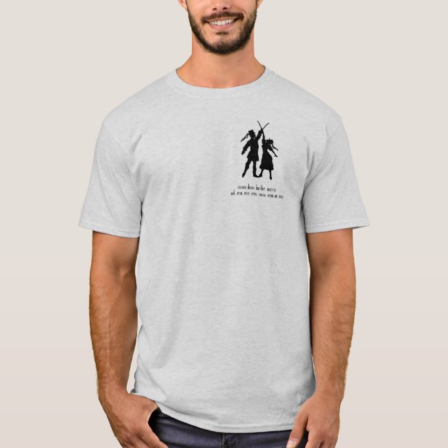 Mason Dixon Border Morris--Rusticated Back T-Shirt (Front)