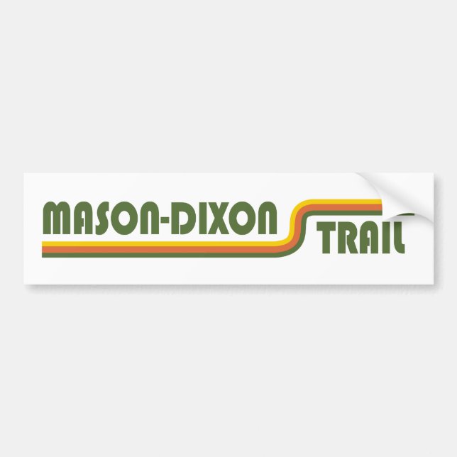Mason-Dixon Trail Bumper Sticker (Front)
