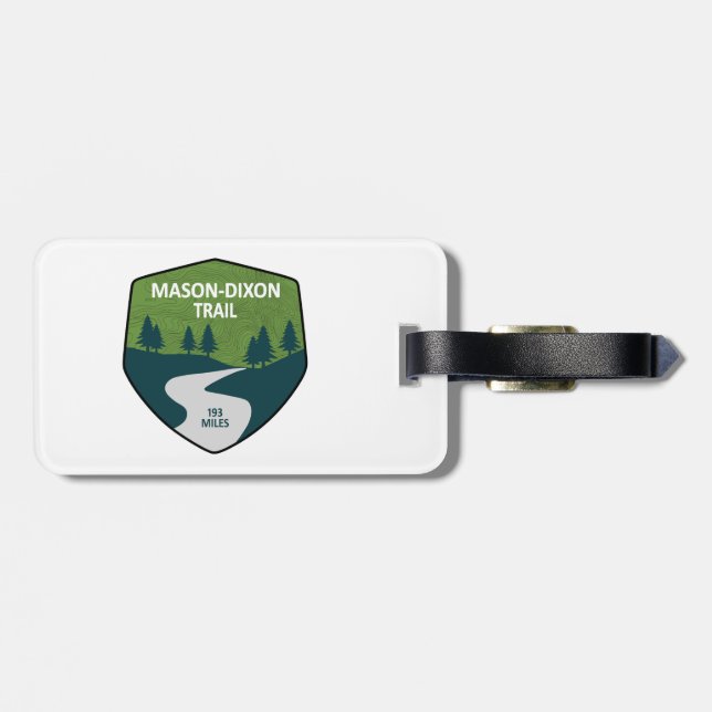 Mason-Dixon Trail Luggage Tag (Back Horizontal)