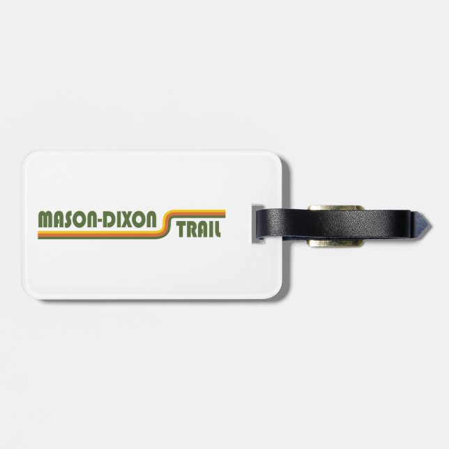 Mason-Dixon Trail Luggage Tag (Back Horizontal)