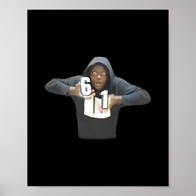 Mason Ice Cream Drip 61 Six Sixty One Meme Gen Alp Poster (Front)