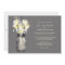 Mason Jar and Wildflowers Wedding Invitations