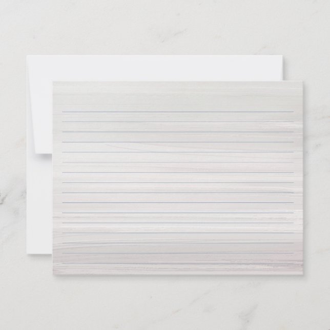 Mason Jar & Blue Hydrangea Grey Recipe Card (Front)