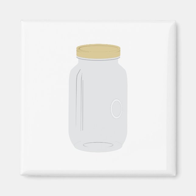 Mason Jar Magnet (Front)