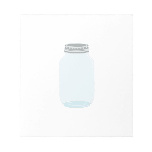 Mason Jar Notepad (Front)
