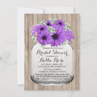 Mason Jar Purple Daisy Bridal Shower daisy3