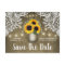 Mason Jar Rustic Sunflower Save the Date Postcards