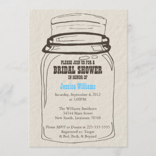 Mason Jar Save the Date