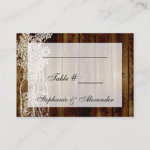 Mason Jar Stamp Table Seating Place Cards