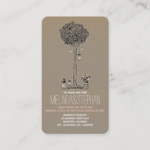 Mason Jars Business Cards