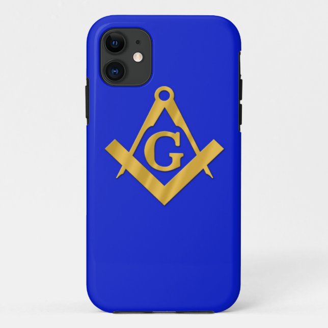 Mason - Masonic Blue Case-Mate iPhone Case (Back)