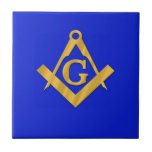 Mason - Masonic Blue Tile<br><div class="desc">Mason- Masonic Blue</div>