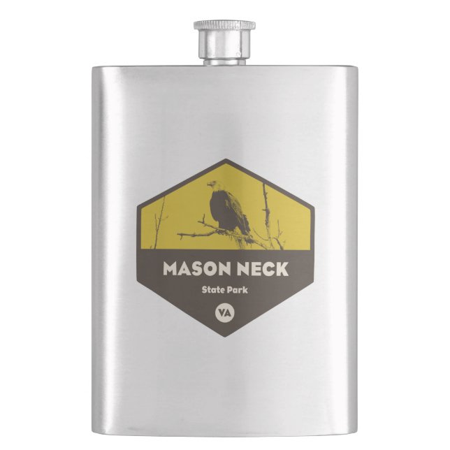 Mason Neck State Park Hip Flask (Front)