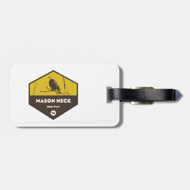 Mason Neck State Park Luggage Tag (Back Horizontal)