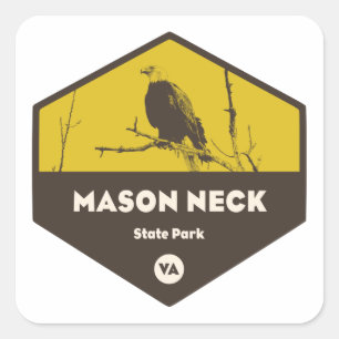 Mason Neck State Park Square Sticker