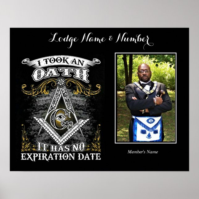 Mason Personalize Photo Poster (Front)