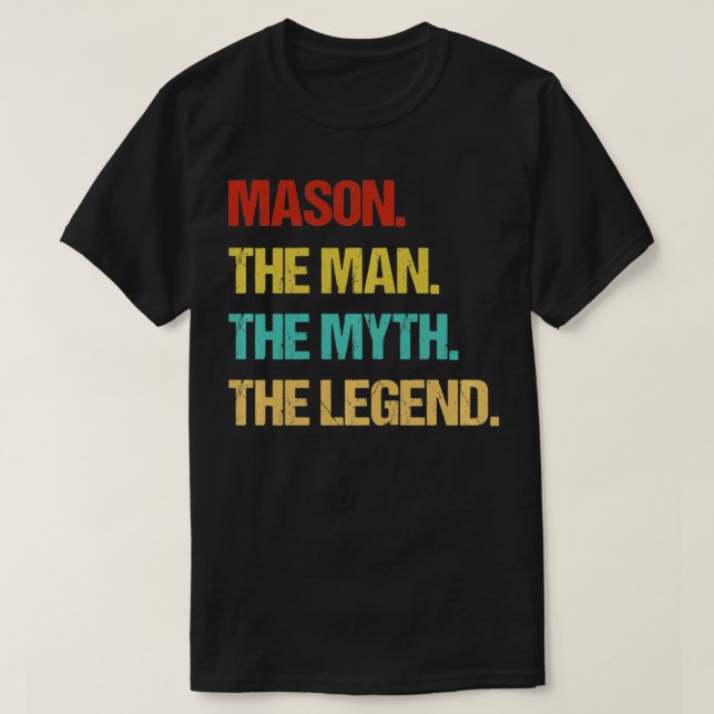 Mason The Man The Myth The Legend Pullover  (Design Front)
