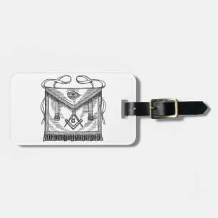 Masonic Apron Luggage Tag