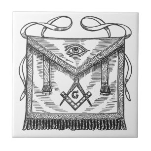 Masonic Apron Tile