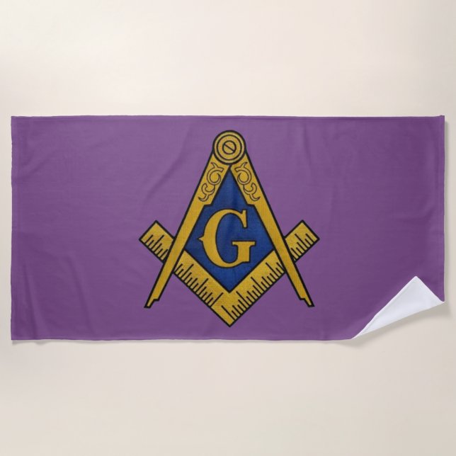 MASONIC BEACH TOWEL (Front)