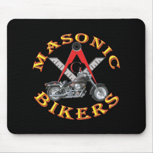 Masonic Bikers Mouse Mat