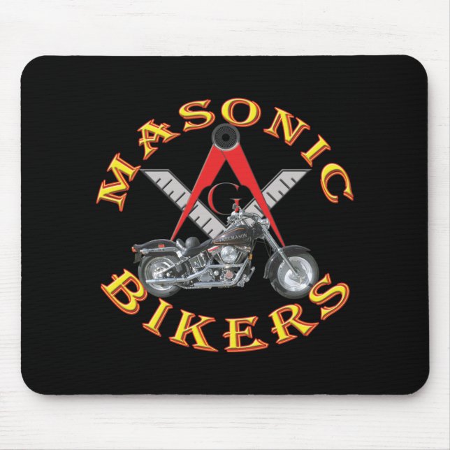 Masonic Bikers Mouse Mat (Front)