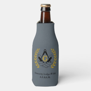 Masonic bottle cosy cooler