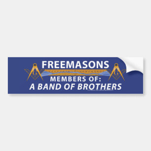 Masonic Brothers Bumper Sticker