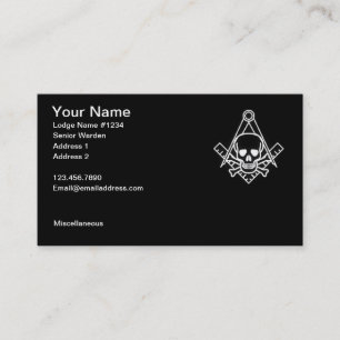 Masonic Business Card 2