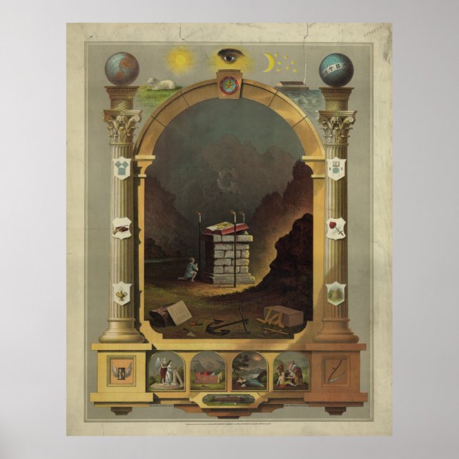 Masonic chart [1872] (Front)