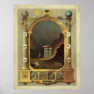 Masonic Chart Freemason Freemasonry