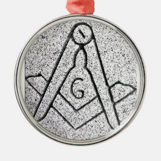 Masonic Christmas Metal Tree Decoration