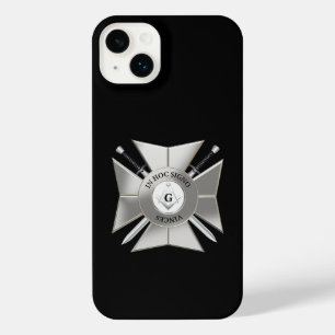 Masonic cross iPhone 14 plus case
