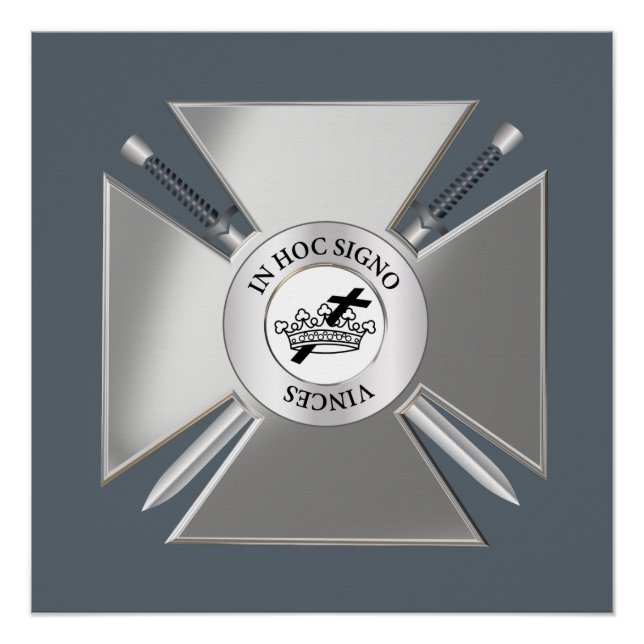 Masonic cross poster (Front)