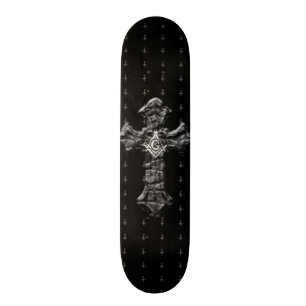 Masonic Cross Skateboard