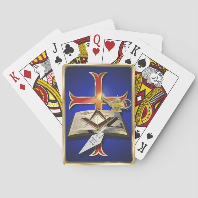 Masonic Education Playing Cards (Back)