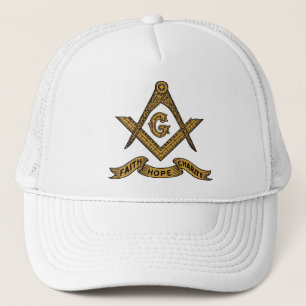 Masonic emblem cap