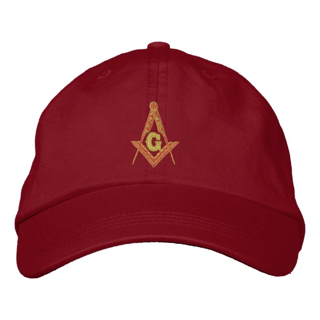 Masonic Embroidered Hat (Front)