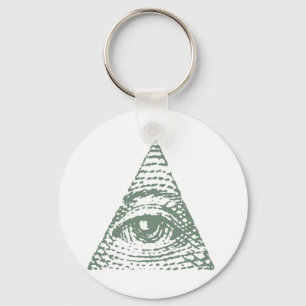 Masonic eye key ring