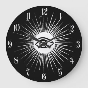 Masonic eye large clock