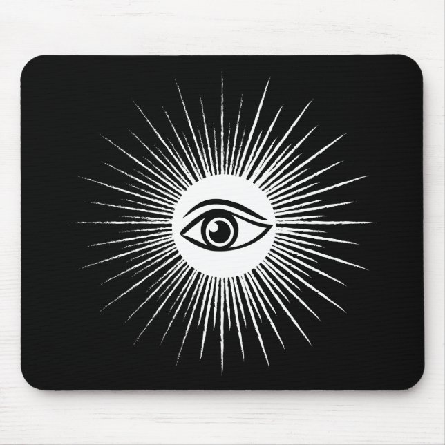 Masonic eye mouse mat (Front)